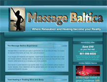 Tablet Screenshot of massagebaltica.com